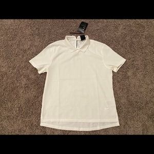 Nike Women's Dri-Fit Ace Jacquard Golf Polo Size Small CK5846-100 Retail $75